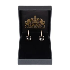 Discount Black Square Crystal Earrings Earrings