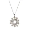 Outlet Crystal Decagon Pendant Necklaces