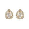 Clearance Gold Teardrop Earrings Earrings