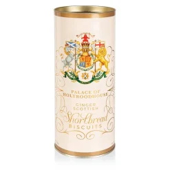 Discount Palace Of Holyroodhouse Ginger Shortbread Tube Biscuits